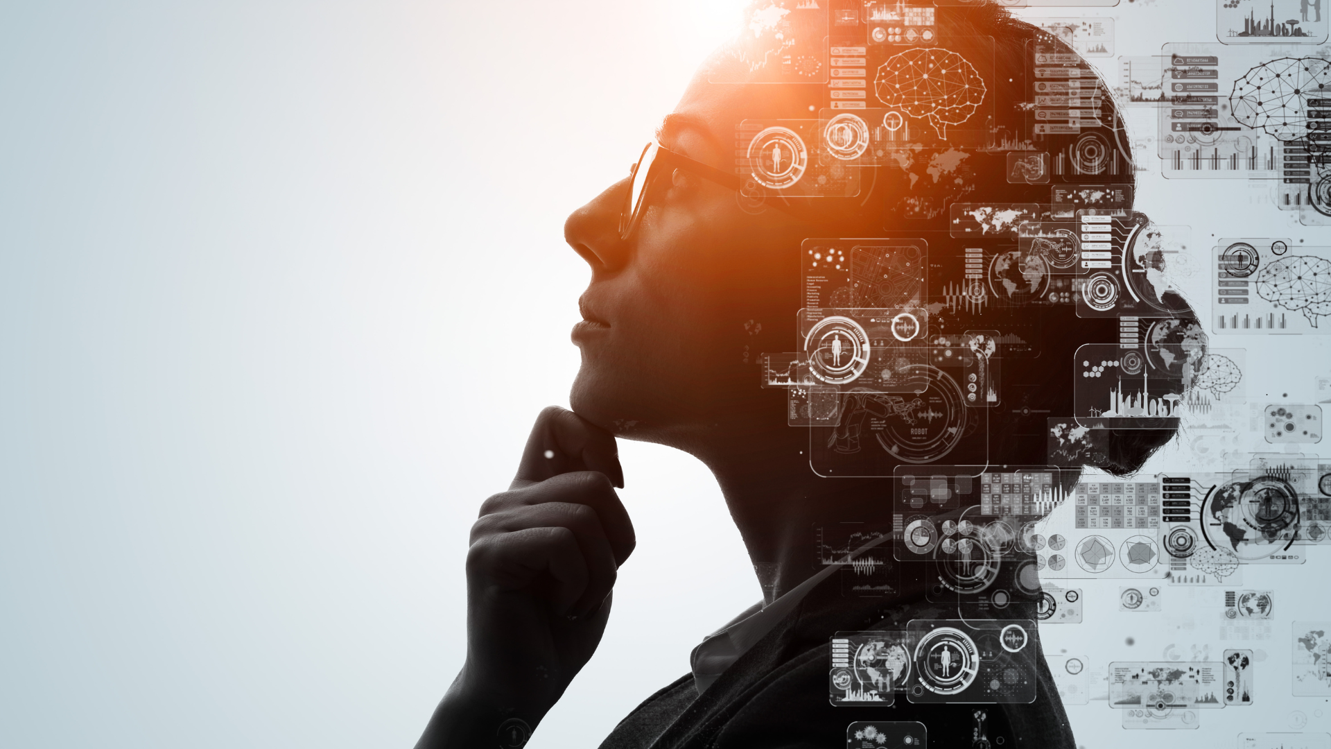 Abstract image of AI and Agile working together